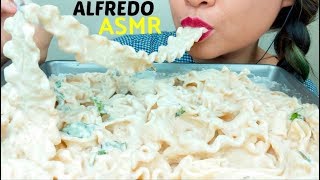 ASMR CHEESY PASTA ALFREDO mafaldine No Talking 먹방 suellASMR [upl. by Xavier]