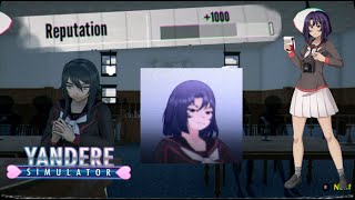 Eliminating a 1000 reputation student  Yandere Simulator [upl. by Nessa599]