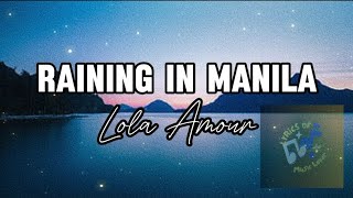 Raining In Manila Lyrics  Lola Amour [upl. by Billen]