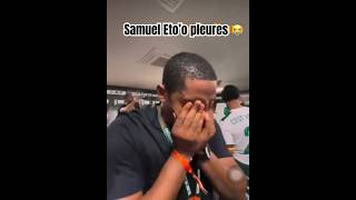 SAMUEL ETO’O pleures après la qualification du Cameroun face a Gambie  CAN 2024 CÔTE D’IVOIRE [upl. by Breskin]