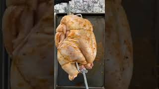 Rotisserie chicken on the Big Green Egg [upl. by Iives106]