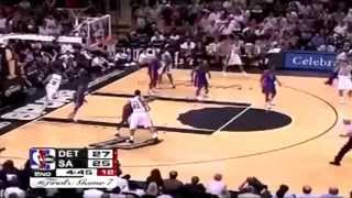 2005 NBA Finals  Detroit vs San Antonio  Game 7 Best Plays [upl. by Ecidnacal]