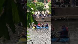 Chestertouristcom Shorts 43  Chester Raft Race 2024 [upl. by Narhet]