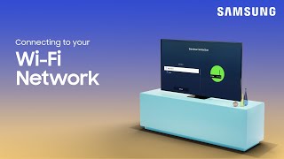 Connecting your Samsung TV to a WiFi Network  Samsung US [upl. by Llehcnom]