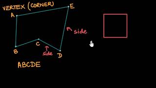 Vertices sides and diagonals of a polygon Hindi [upl. by Laitselec762]