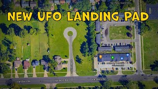 New UFO Landing Pad  Southridge Dr x Van Born 20240409 [upl. by Enrak634]