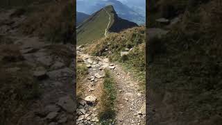 Hiking the top of Niesen mountain 2362m Switzerland [upl. by Pears]