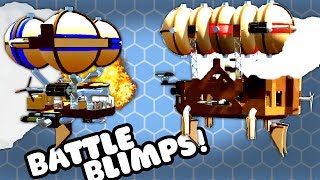 BUILD AND FIGHT BLIMPS  Airmen Gameplay Multiplayer 1 [upl. by Illah849]