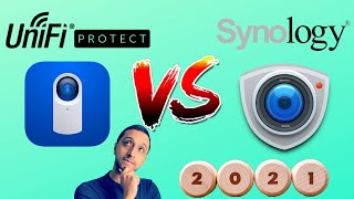 Synology Surveillance Station VS UniFi Protect 2021 [upl. by Annavoeg]