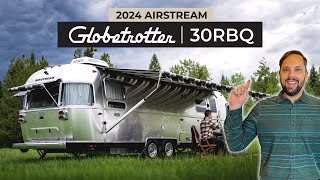 LUXURY TRAVEL TRAILER  AllNew 2024 Airstream Globetrotter 30RB FULL Walk Through Tour [upl. by Lichtenfeld]