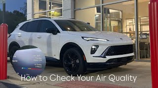 How to Check Your Air Quality Index on Your 2024 Buick Envision [upl. by Sig936]