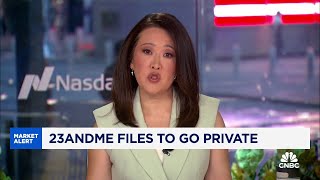 23andMe CEO files proposal to take company private as stock craters [upl. by Flin]