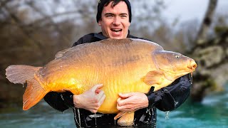 I Caught My Biggest EVER Carp Fishing [upl. by Ronnica]