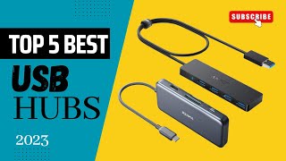 The 5 Best Usb Hubs In 2023  Usb Hub Review [upl. by Anerac]