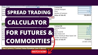 Spread Trading Calculator and Example [upl. by Cointon]