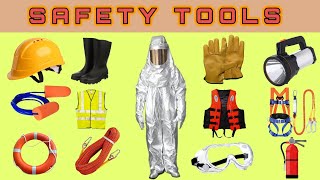 Safety Tools Vocabulary  Safety Tools In English  Safety Equipment [upl. by Killoran]