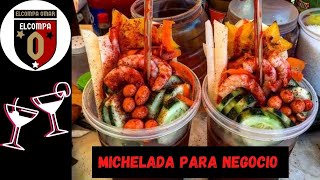 Michelada para negocio Como preparar una michelada [upl. by Fridell]