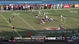 Bahamas Bowl Central Michigan Hail Mary [upl. by Alimaj]