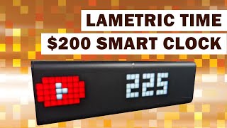 LaMetric TIME Smart Clock for Social Media Stocks Crypto and more [upl. by Celik53]