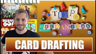 How to design a DRAFTING board game or card game Top 10 Mechanisms [upl. by Ayr]