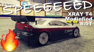 Xray T4 with 85T Modified Motor 🚗🔥 [upl. by Swagerty]