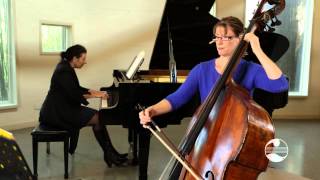 AMEB Double Bass Series 1 Grade 1 Erlaube mir feins Mädchen Brahms [upl. by Islehc]