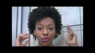 Cabelo Afro Relaxante Natural temporario embalagem cinza [upl. by Keffer]