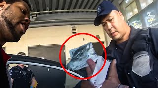 Cop Caught on Camera Stealing Cash From a Detainee [upl. by Nolyat392]