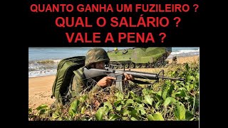 QUANTO GANHA UM FUZILEIRO NAVAL [upl. by Suired]