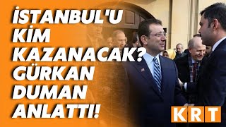 İstanbulda yerel seçimi kim kazanacak Ekrem İmamoğlu mu Murat kurum mu Gürkan Duman anlattı [upl. by Etnomaj896]