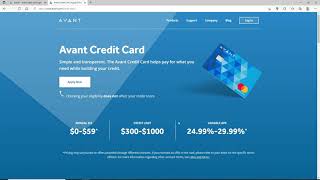 How to Login Avant Credit Card Account Online  Avant Credit Card Sign In 2021 [upl. by Findlay]