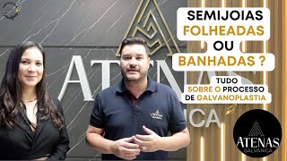 Qual a diferença entre semi joias banhadas e folheadas  Tudo sobre o processo de galvanoplastia [upl. by Assena164]