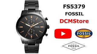 FS5379 Fossil Townsman All Black Chronograph [upl. by Rangel]