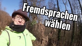 Vlog 129  Fremdsprachen wählen  Die Qual der Wahl [upl. by Annayoj110]