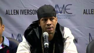 Allen Iverson announces retirement  Official Press Conference  October 30 2013 [upl. by Kristo]