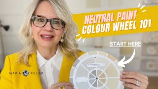 How to choose neutral paint colours to go with your home  Maria Killam [upl. by Ricardo]