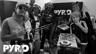 DJ Archie The World’s Youngest DJ With The Ragga Twins amp Starz amp Deeza  PyroRadio [upl. by Geffner]