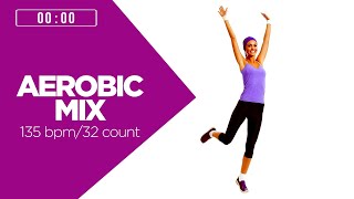 60Minute Aerobic Mix 2024 135 bpm32 count [upl. by Arutak945]