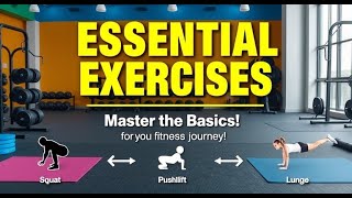 Essential Exercises Master the Basics for Your Fitness Journey [upl. by Euqinu]