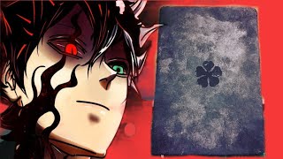 DIY Astas Grimoire of Despair Black Clover 5 Leaf Clover Grimoire [upl. by Nickola]