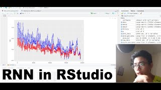 Recurrent Neural Network RNN in R  A Rstudio Tutorial on Keras and Tensorflow [upl. by Nylasoj]