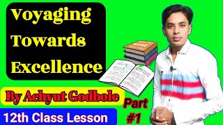 CLASS 12 ENGLISH WORKBOOK SOLUTION  18 VOYAGING TOWARDS EXCELLENCE  HSC BOARD  LIFT LEARN ⚡ [upl. by Enimasaj]