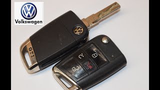 20182021 VW Golf Key Fob Battery Replacement  EASY DIY [upl. by Fuld]