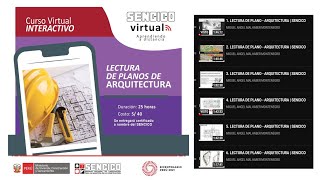 1 LECTURA DE PLANO  ARQUITECTURA  SENCICO [upl. by Mikel]