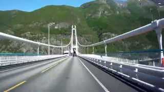 Rv 13 Norway Hardanger Bridge [upl. by Nueoht]