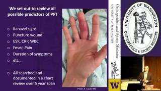 Pyogenic Flexor Tenosynovitis  Orthopaedic and Sports Medicine Grand Rounds [upl. by Reba]