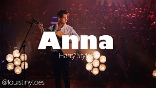 Harry Styles  Anna unreleased lyrics [upl. by Seeto]