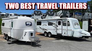 Bigfoot amp Oliver RV Tours  Two Best Made Travel Trailers [upl. by Neila]