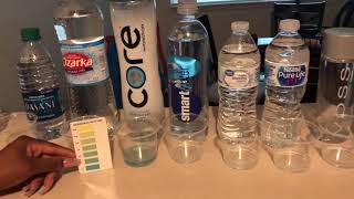 PHWATER TESTING ON ALL THE POPULAR WATER BRANDS [upl. by Zoeller]