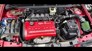 Alfa Romeo 145 14 Twin Spark engine sound [upl. by Siuqcram]